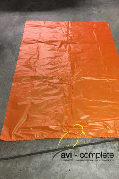 Orange Plastiktüten - groß